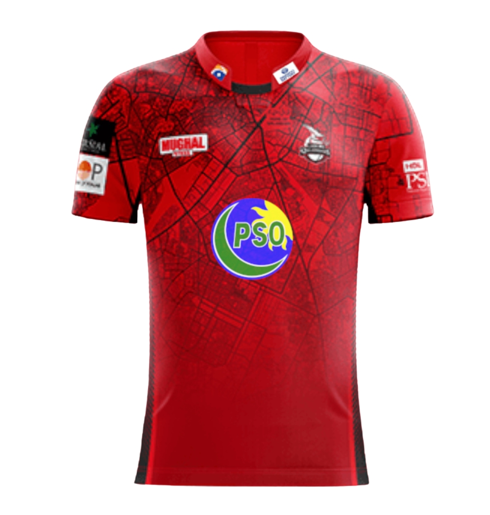 Lahore Qalandars Red Kit shirt PSL 9 - 2024