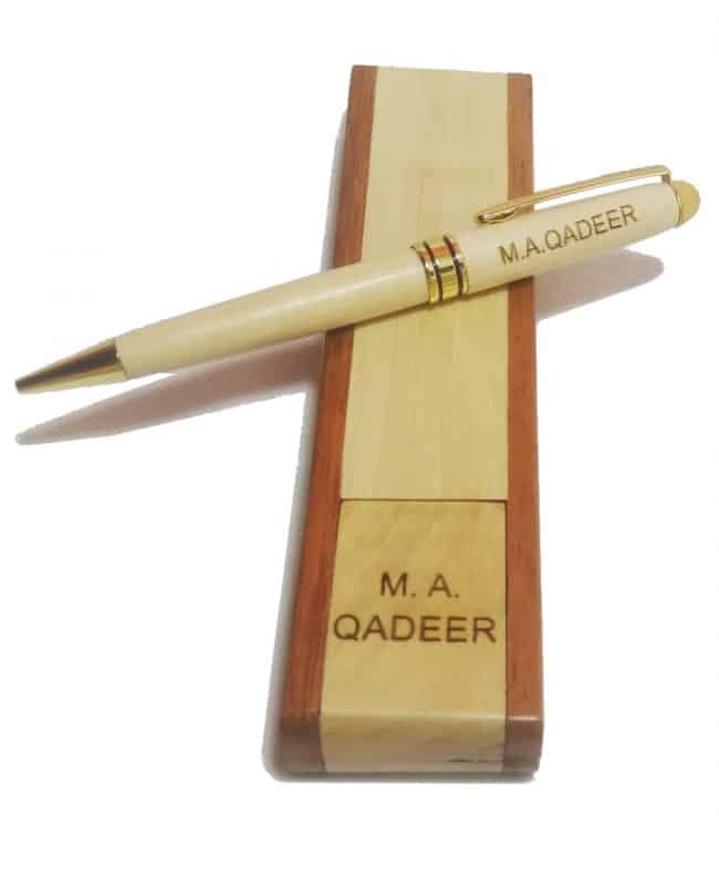 Wooden Engraved Pen