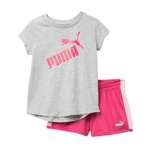 Girls Shorts & T-Shirt - Puma