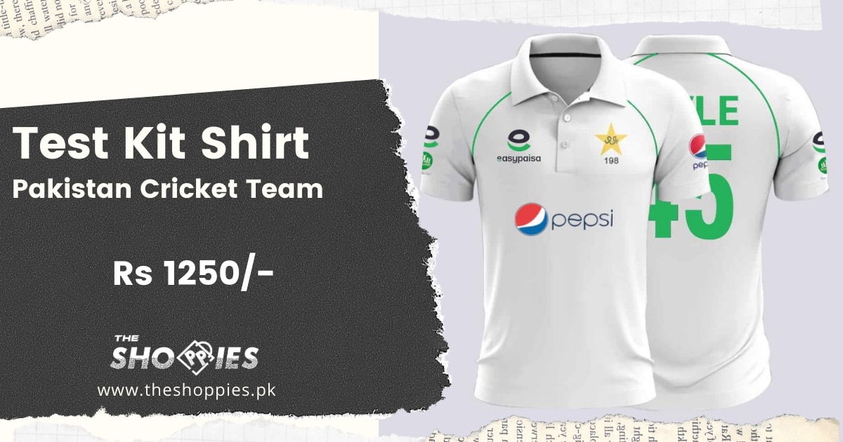 pakistan test cricket shirt