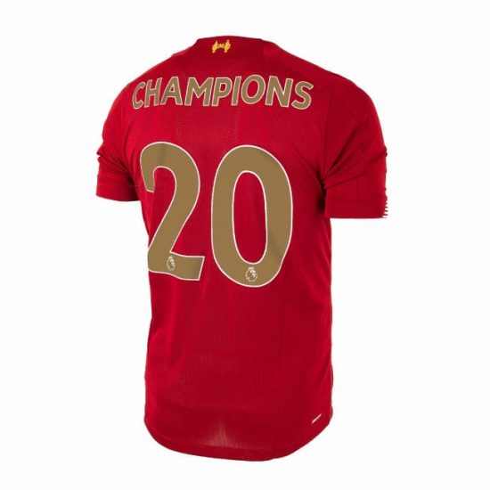 Liverpool Jersey - LFC Shirt Champions 19-20 back