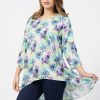 Printed Linen Top - For Ladies