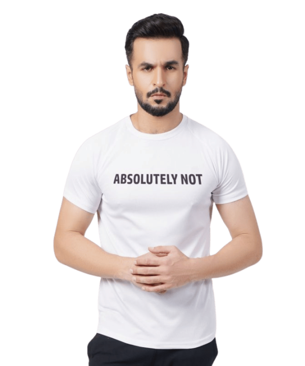 Absolutely Not T-shirt White-2022