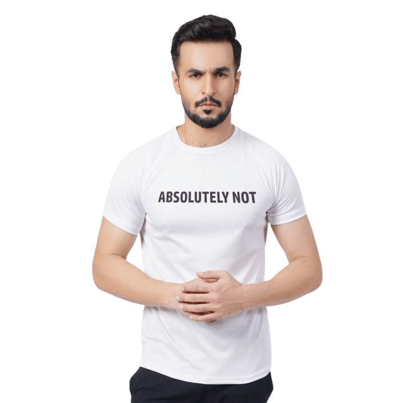 Absolutely Not T-shirt White-2022