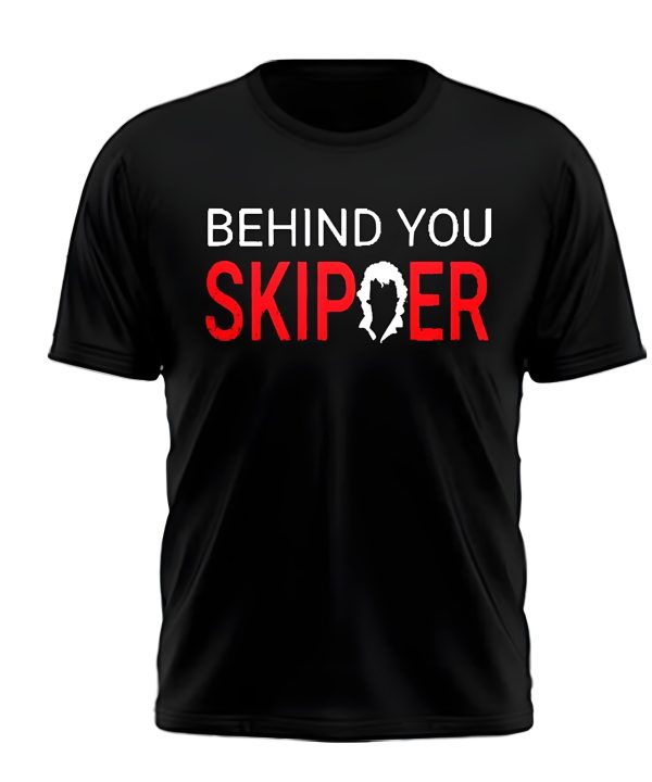 behind you skipper imran khan t- shirt
