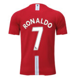 Manchester United 2007-08 Shirt Ronaldo 7 Premier League back