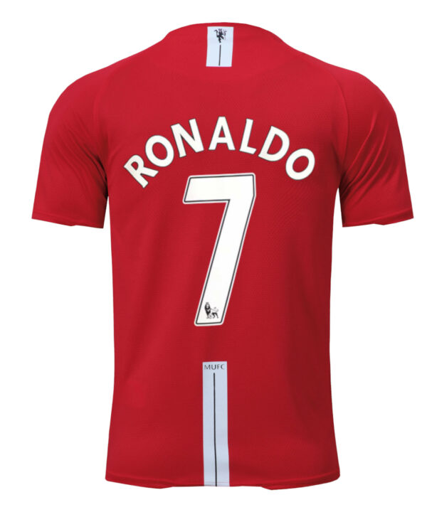 Manchester United 2007-08 Shirt Ronaldo 7 Premier League back