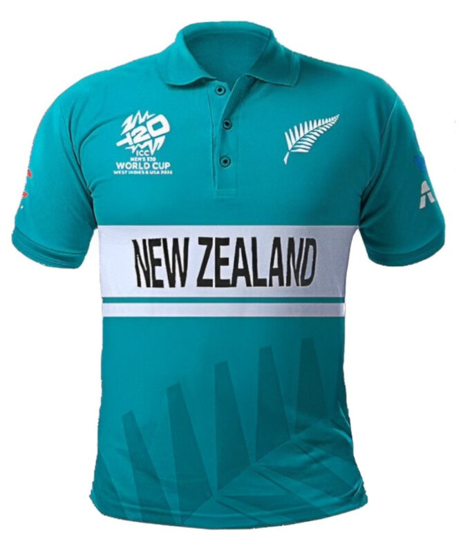 New Zealand 2024 T20 World Cup Shirt