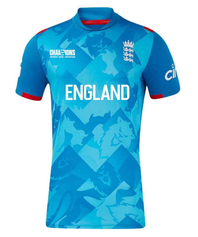 England ICC Champions Trophy Shirt 2025 cricket